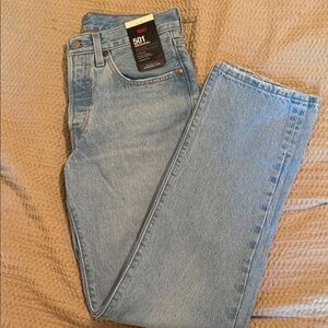 Levi's Women’s Classic Light Blue 501 Jeans